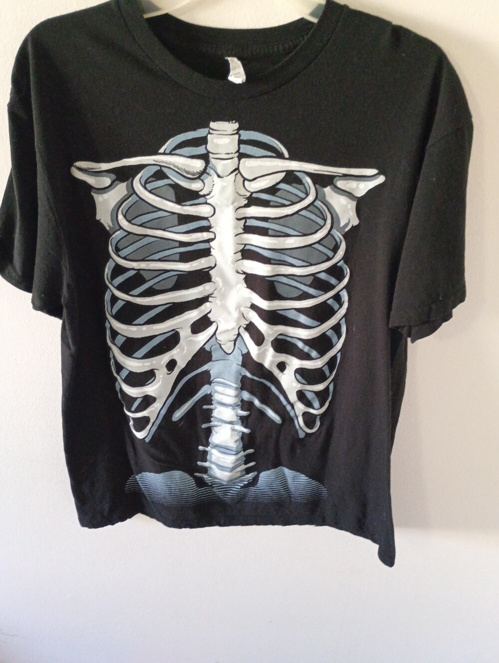 Women's s Black Skeleton Graphic Tee